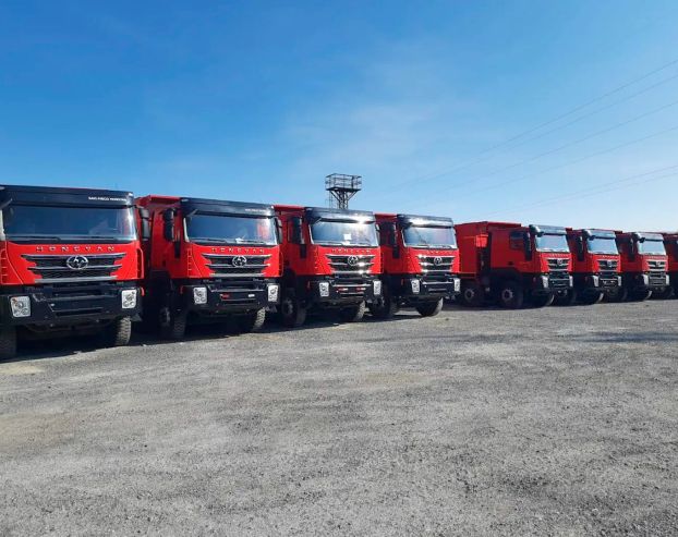 Самоходная доставка самосвалов